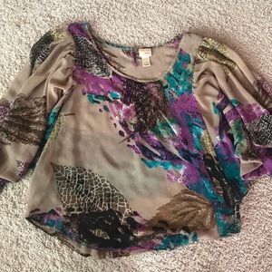 Daytrip sheer top size large
